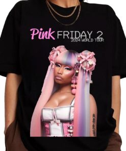 Nicki Minaj Rap Music Shirt, Pink Friday 2 Tour 2024 Sweatshirt