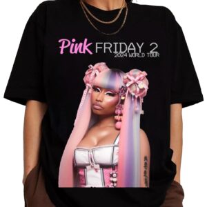 Nicki Minaj Rap Music Shirt, Pink Friday 2 Tour 2024 Sweatshirt