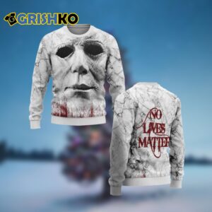 No Lives Matter Michael Myers Christmas Sweater - Grishko.com