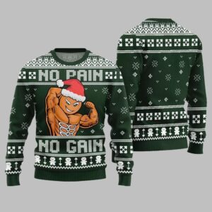No Pain No Gain Ugly Sweater Christmas 2025 - Grishko.com