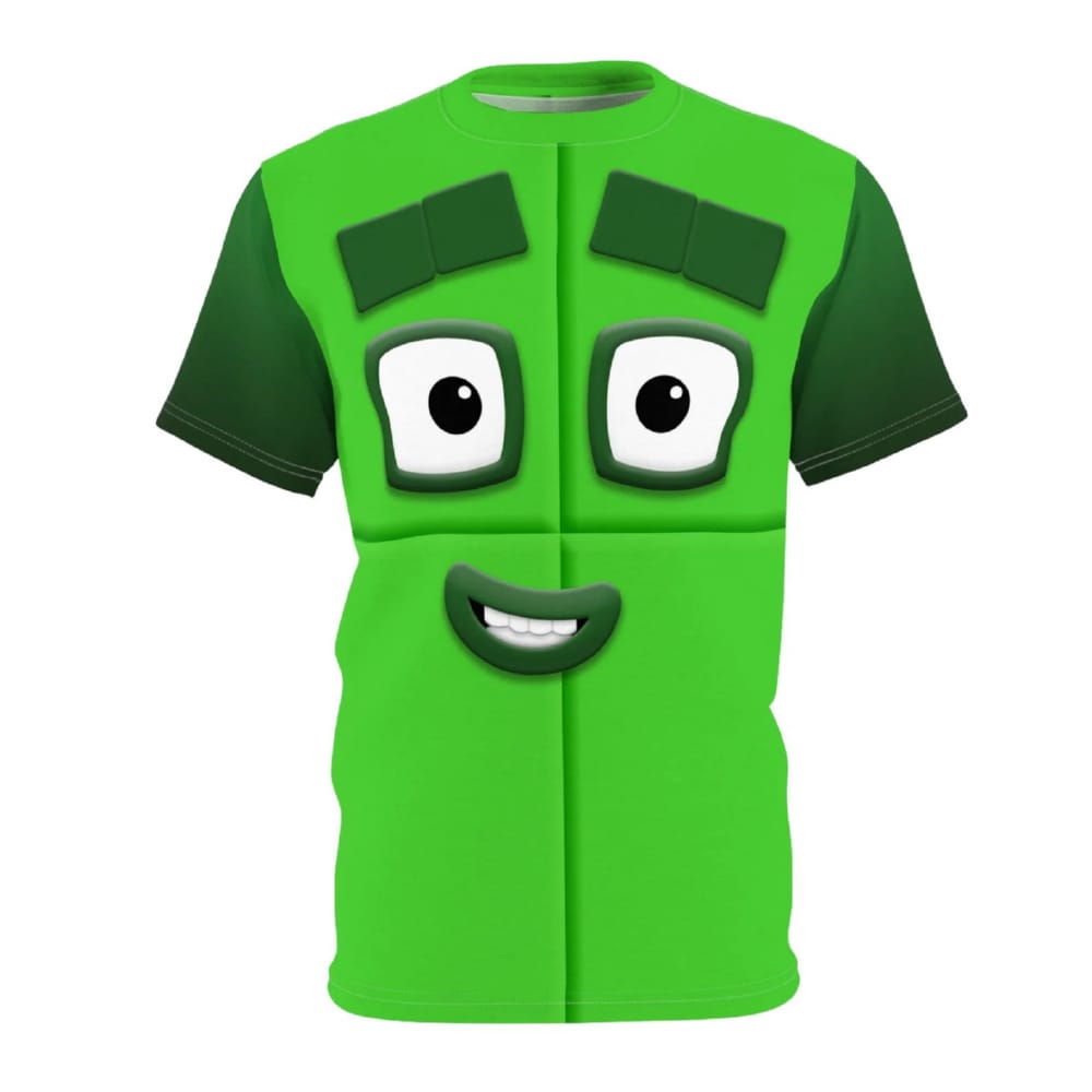 Number Four Green Blocks Costume Shirt - Image 3