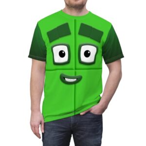 Number Four Green Blocks Costume Shirt