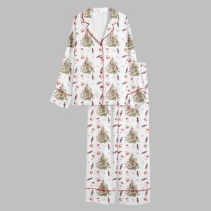 Alternative view of Nutcracker Toy Tree Christmas Holiday Pajamas Set