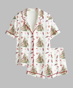 Nutcracker Toy Tree Christmas Holiday Pajamas Set