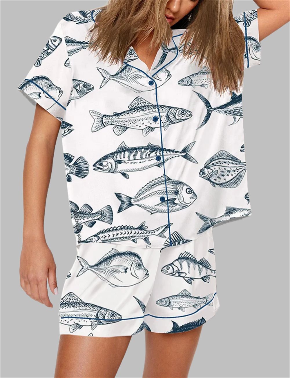 Ocean Adventure Printed Pajama Set - Image 2