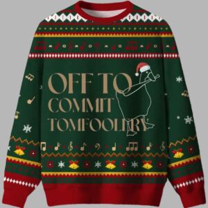Off To Commit Ugly Christmas Sweater - gullprint.com