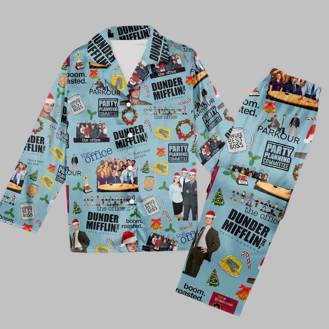 Office Christmas Pajama Set