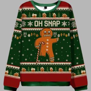 Alternative view of Oh Snap Ugly Christmas Sweater - gullprint.com