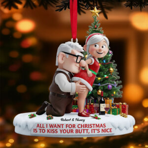 Old Naughty Couple Ornament - Personalized Gifts For Couple 03ohti100925