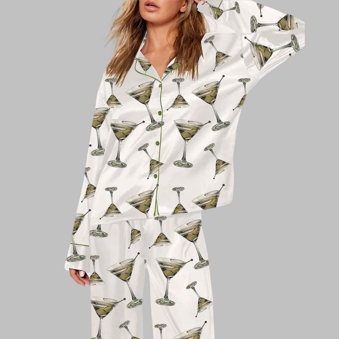Olive Martini Lovers Pajama Set