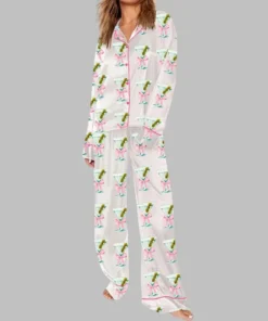 Alternative view of Olive Martini Party Pajama Set