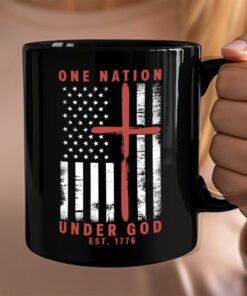 Alternative view of One Nation Under God Est. 1776 Black Mug