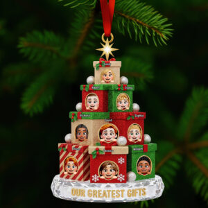 Alternative view of Our Greatest Gifts Christmas Ornament – Personalized Gifts for Grandparents 01qhqn061025
