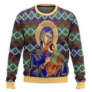 Our Lady Of Perpetual Help Ugly Christmas Sweater