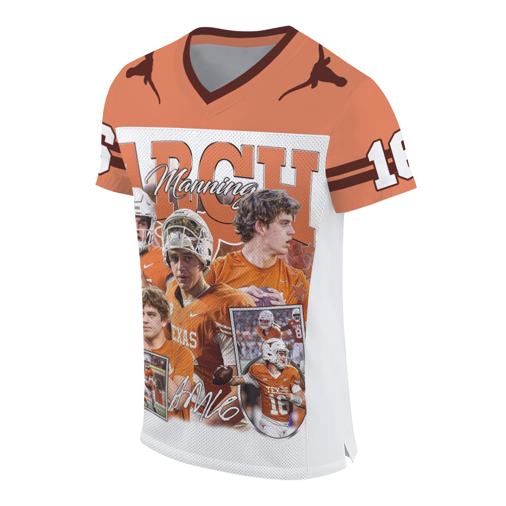 Arch Manning Football Jersey, Texas Football Jersey - Image 3