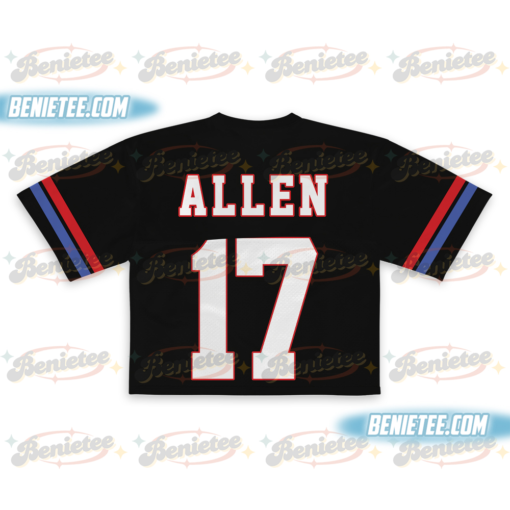 Josh Allen Crotop Mesh Football, Game Day Vintage Bootleg Crotop Mesh Football - Image 3