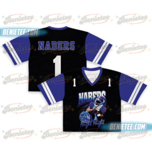 Malik Nabers Night Night Crotop Mesh Football, New York Football Throwback Crotop Mesh Football