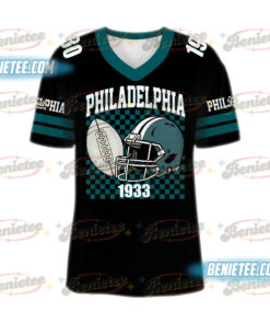 Alternative view of Philadelphia Football Jersey, Retro Philadelphia Game Day Football Jersey