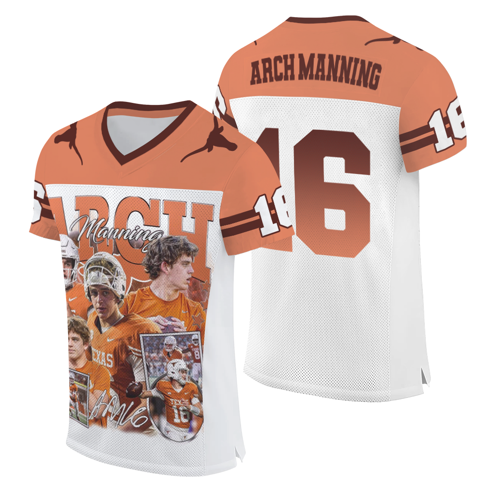 Arch Manning Football Jersey, Texas Football Jersey - Image 5