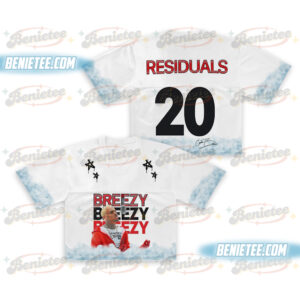 Chris Brown Croptop Mesh Football, Breezy Bowl Tour 2025 Croptop Mesh Football