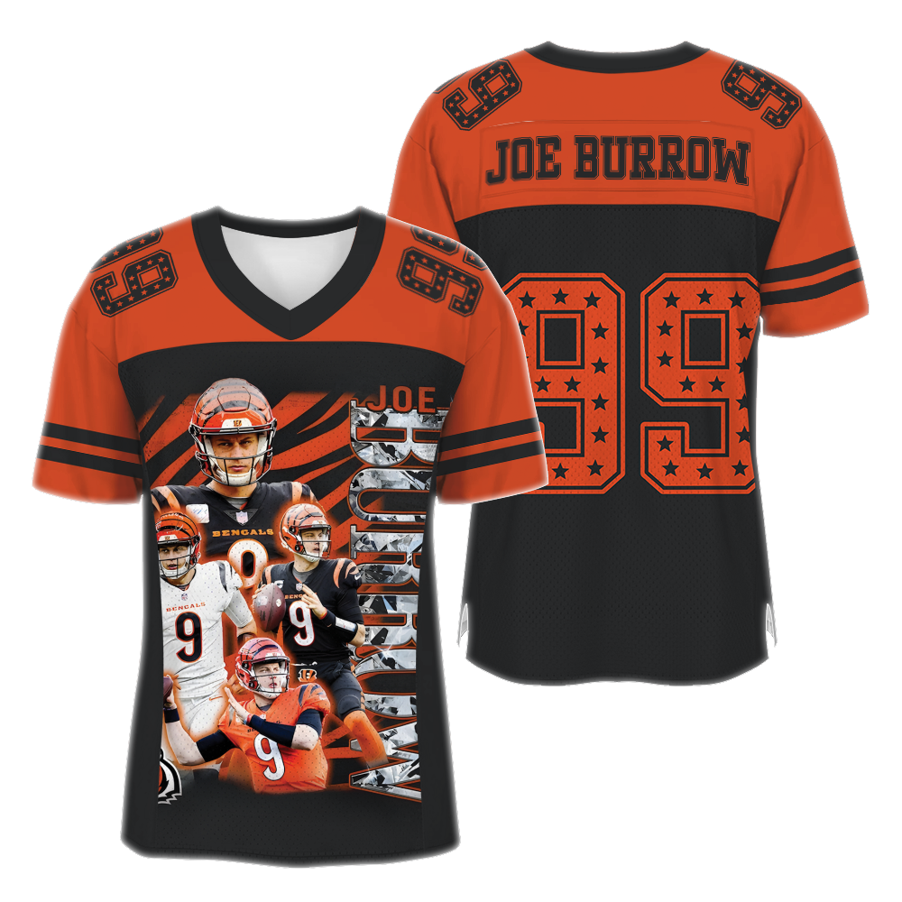 Joe Burrow Football Jersey, Texas Football Jersey