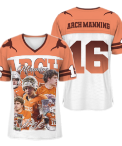 Arch Manning Football Jersey, Texas Football Jersey