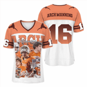 Arch Manning Football Jersey, Texas Football Jersey
