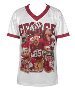 Alternative view of George Kittle Football Jersey, Texas Football Jersey