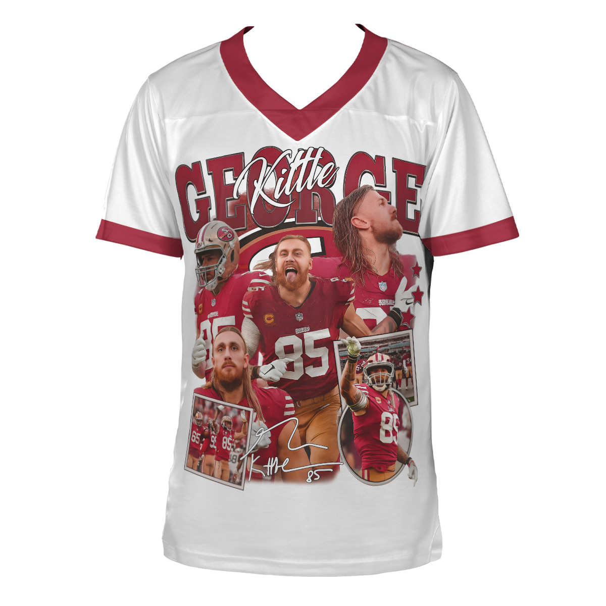 George Kittle Football Jersey, Texas Football Jersey - Image 2