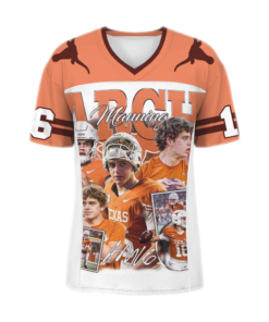 Alternative view of Arch Manning Football Jersey, Texas Football Jersey