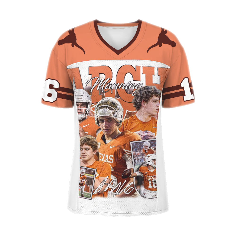 Arch Manning Football Jersey, Texas Football Jersey - Image 2