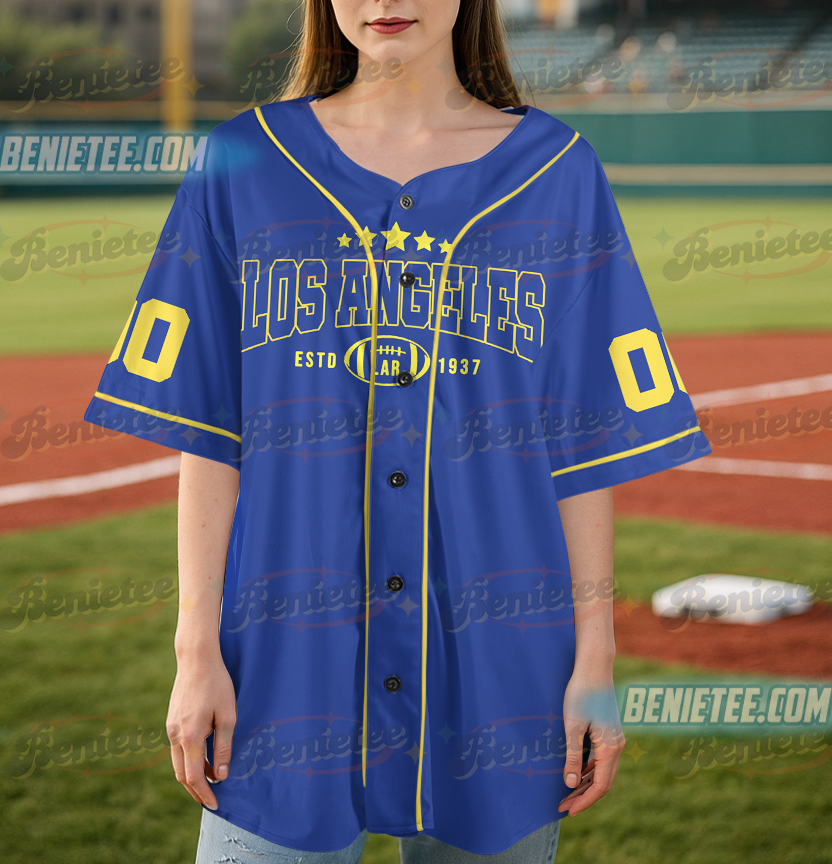 Los Angeles Rams Baseball Jersey, Football Game Day Baseball Jersey - Image 5