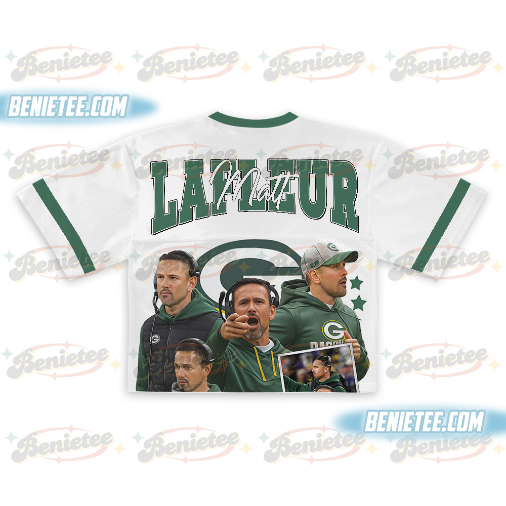 Matt LaFleur Croptop Mesh Football, Green Bay Croptop Mesh Football - Image 3