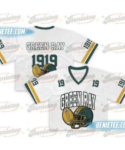 Green Bay Croptop Mesh Football, Retro Green Bay Game Day Croptop Mesh Football