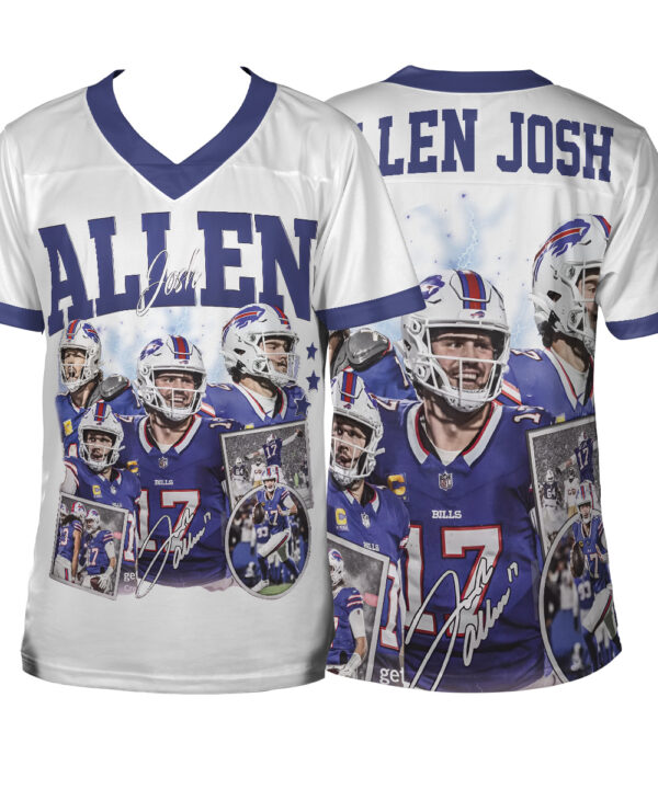 Josh Allen Football Jersey, Buffalo Football Jersey