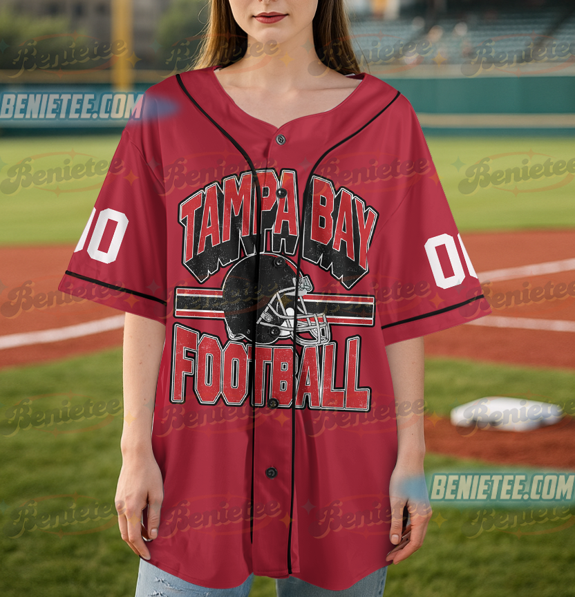 Tampa Bay Buccaneers Baseball Jersey, Game Day Baseball Jersey - Image 5