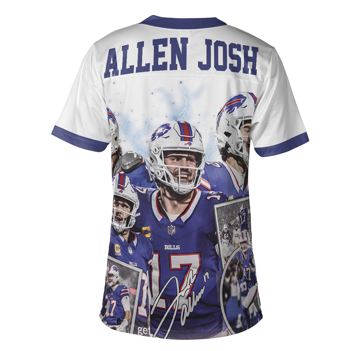 Josh Allen Football Jersey, Buffalo Football Jersey - Image 3
