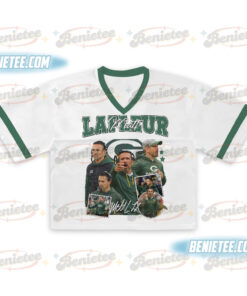 Alternative view of Matt LaFleur Croptop Mesh Football, Green Bay Croptop Mesh Football