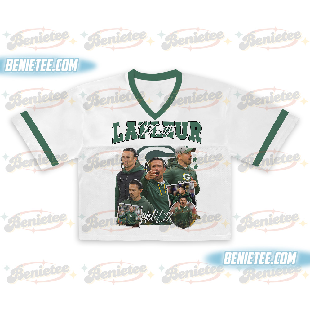 Matt LaFleur Croptop Mesh Football, Green Bay Croptop Mesh Football - Image 2