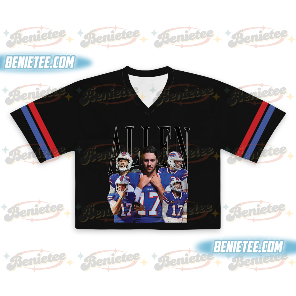 Josh Allen Crotop Mesh Football, Game Day Vintage Bootleg Crotop Mesh Football - Image 2