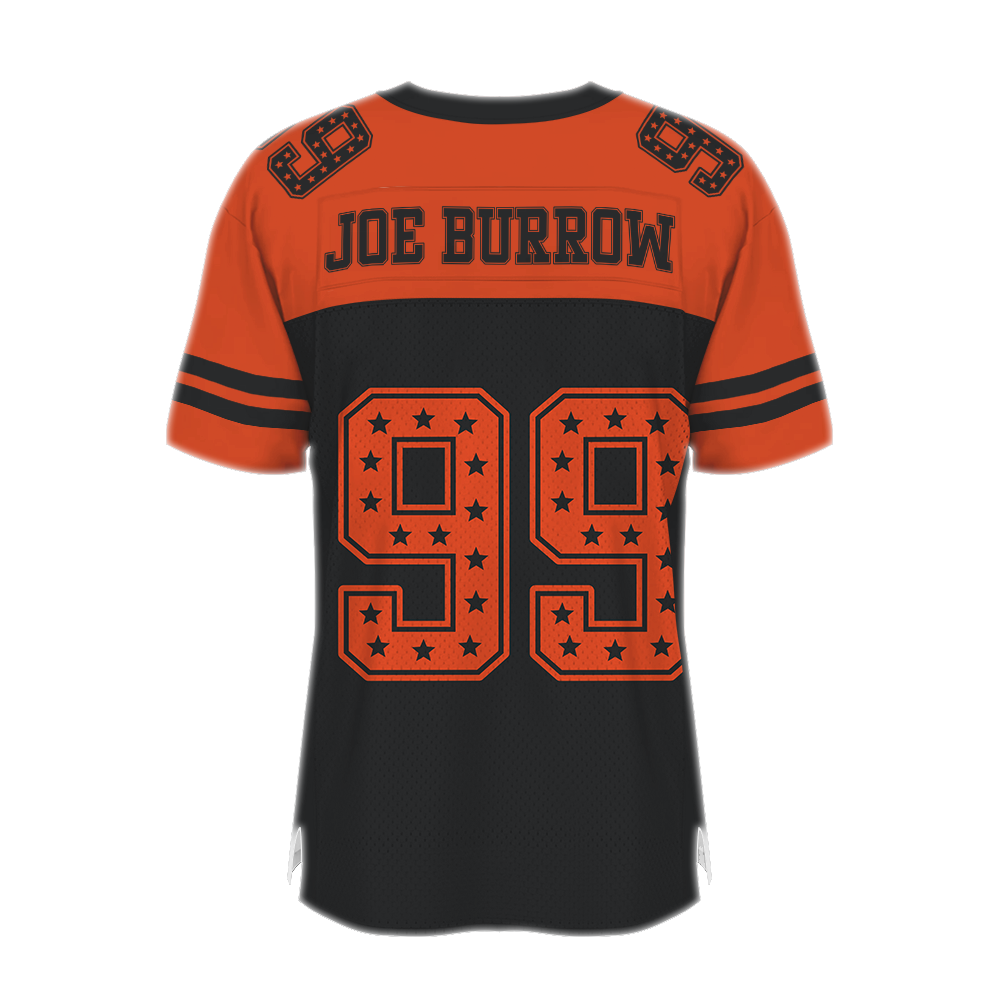 Joe Burrow Football Jersey, Texas Football Jersey - Image 3