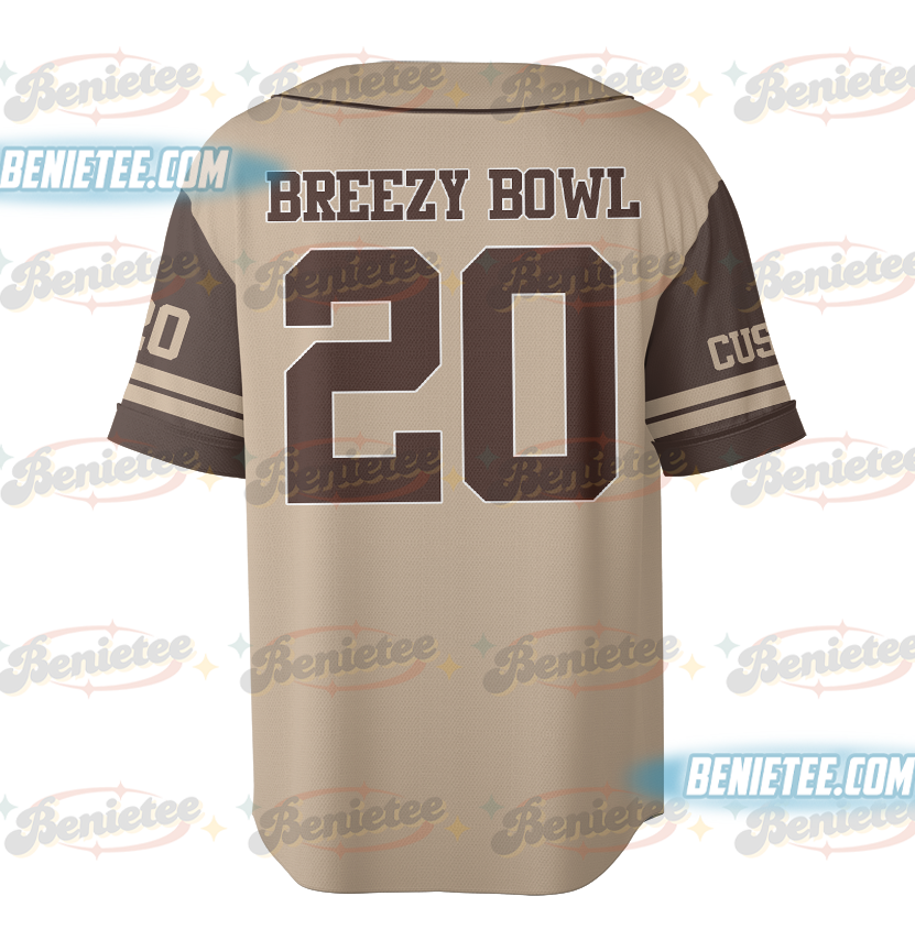 Personalized Chris Brown Baseball Jersey, Breezy Bowl XX Tour 2025 Baseball Jersey - Image 3