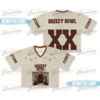 Custom Chris Brown Croptop Mesh Football, Breezy Bowl Tour 2025 Croptop Mesh Football