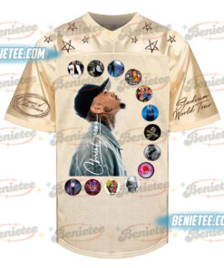 Alternative view of Chris Brown Tour Football Jersey, Breezy Bowl XX 2025 Football Jersey
