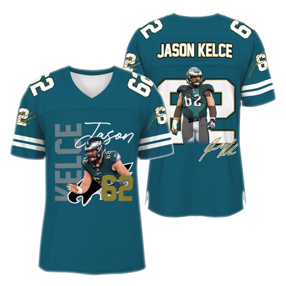 Jason Kelce Football Jersey, Philadelphia Football Jersey