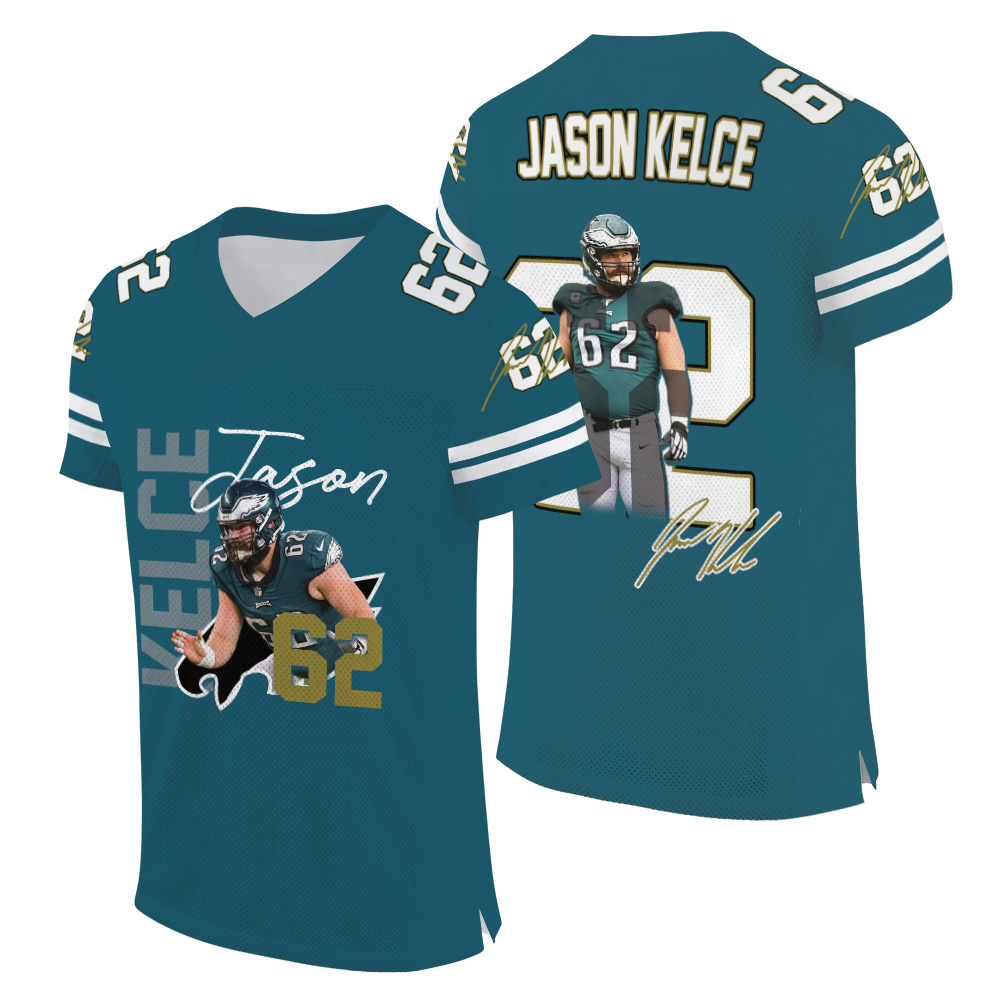 Jason Kelce Football Jersey, Philadelphia Football Jersey - Image 6