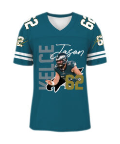 Alternative view of Jason Kelce Football Jersey, Philadelphia Football Jersey