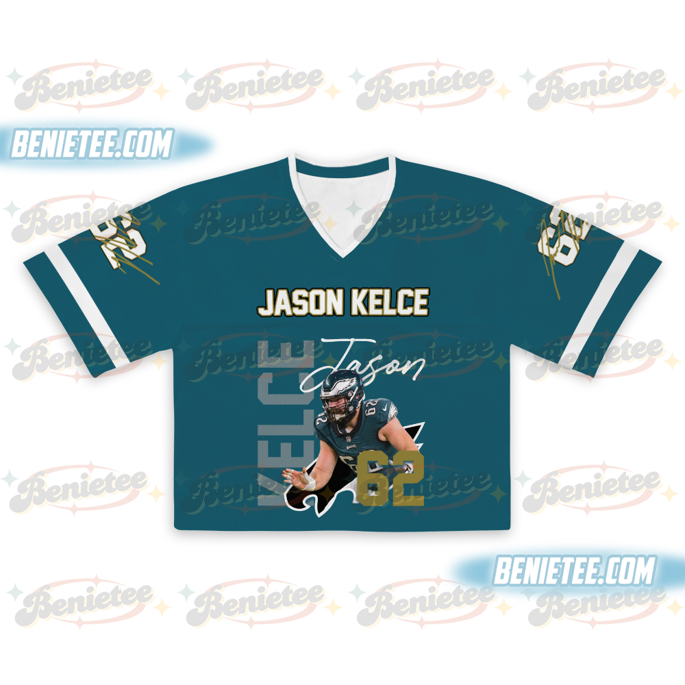 Jason Kelce Croptop Mesh Football, Philadelphia Croptop Mesh Football - Image 2