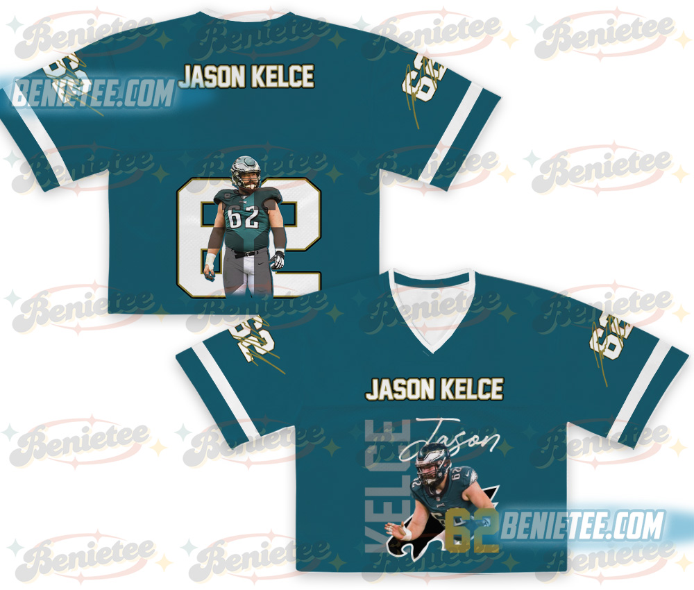 Jason Kelce Croptop Mesh Football, Philadelphia Croptop Mesh Football