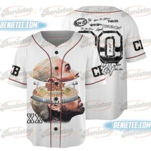 Personalized Chris Brown Tour Baseball Jersey, Breezy Bowl XX Music Tour 2025 Baseball Jersey